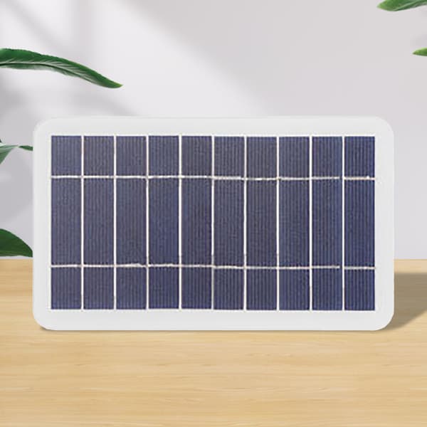 2W 5V solcellepanel polykrystallinsk silisium nødstrømforsyning 400mA bærbart solcellepanel lader