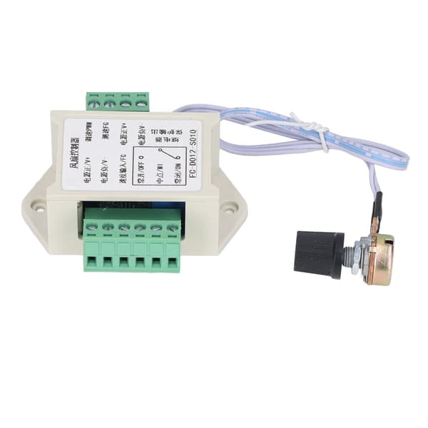 12V 4-tråds PWM Fläktkontroller Motor Stallskydd Hastighetsregulator CD012S010