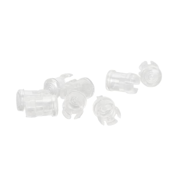 100 st 3 mm LED-ljusemitterande diod transparent skyddskåpa elektronisk komponent