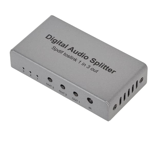 1x3 SPDIF Optisk Splitter LPCM2.0 DTS Dolby AC3 Digital Lyd til Hjemmebiograf DVD CD Afspiller