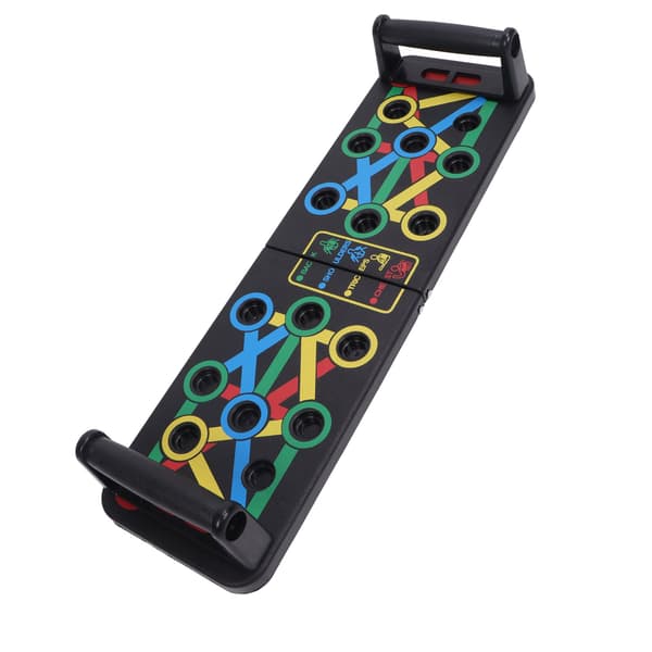 Multifunktionell Vikbar Push Up Board Hem Bröstmuskel Träningsutrustning