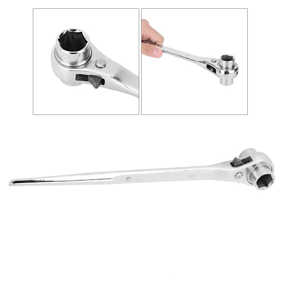 2-veis skralle Multi Purpose Metrisk Hurtigutløser Spanner 19/22