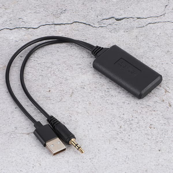 3,5 mm AUX Bluetooth-mottakeradapter Trådløs bilstereo HIFI Stereo Musikk Auto Tilbehør