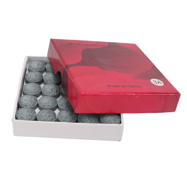 50 stk. 14 mm 3A Fremragende Elasticitet Billardkø Udskiftningsspidser Grå