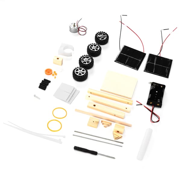 DIY Solcelle Strøm Videnskab Bil Uddannelsesmæssig Elektrisk Motor Samling Videnskabeligt Eksperiment Solcelle Bil Kit