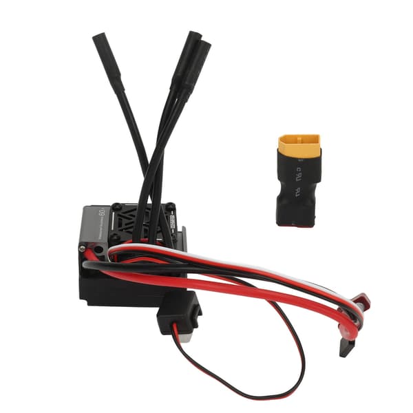 2S 3S 60A Vanntett Børsteløs ESC med Programkort for 1/10 RC Bil