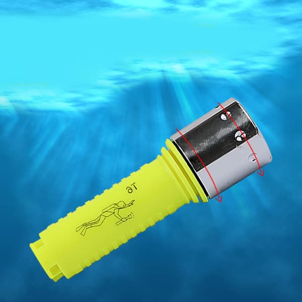 Aluminiumslegering LED Undervandsdykkerlygte Udendørs Magnetron Blændingsresistent
