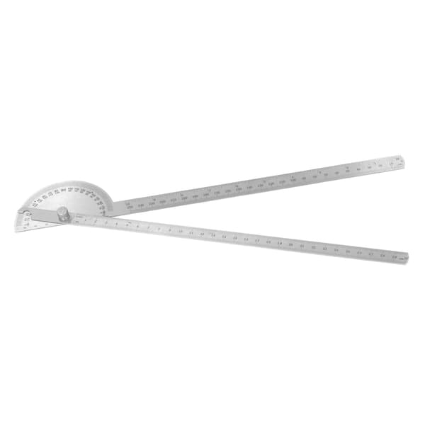 Vinkelmåler - Måleverktøy i rustfritt stål for trearbeid, 250 mm
