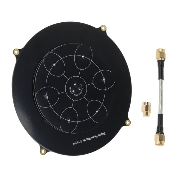 5.8GHz FPV Triple Feed Patch SMA Riktad Cirkulär Polariserad Antenn för RC Drönare