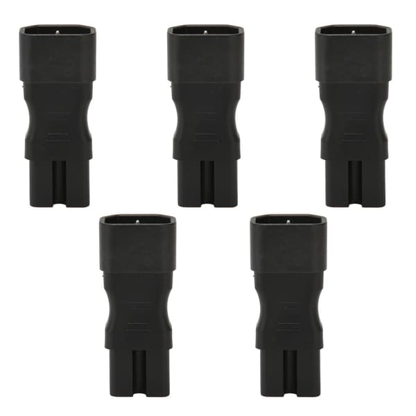 5 STK IEC320 C14 til C15 Strømstikadapter til PDU Chassis Laptop UPS Stik