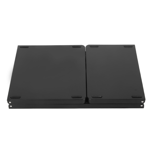 Bluetooth Trådløst Triple Foldbart Tastatur Multi-Enhedsforbindelse til Laptop Tablet Telefon Sort