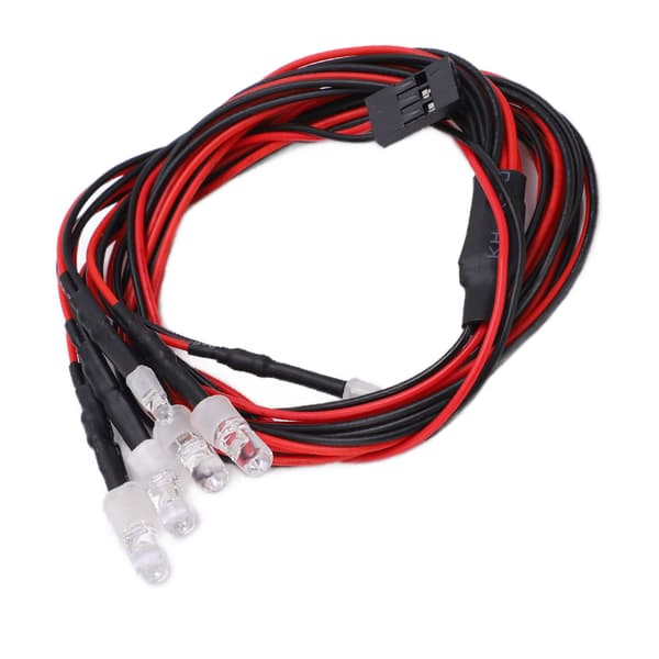 RC Bil LED Forlygter Høj Lysstyrke Stabil Holdbar Drift Model Natlys