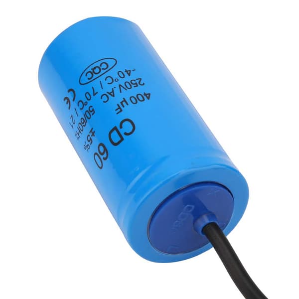 CD60 Startkondensator 400uF 250V AC 50 60Hz Ledningsmotor Luftkompressor