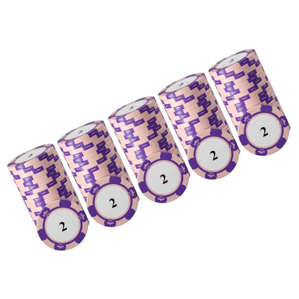 20 st Professionella Pokerchips Set Tydlig Utskrift Stora Siffror Spelräkningsbrickor för Brädspel