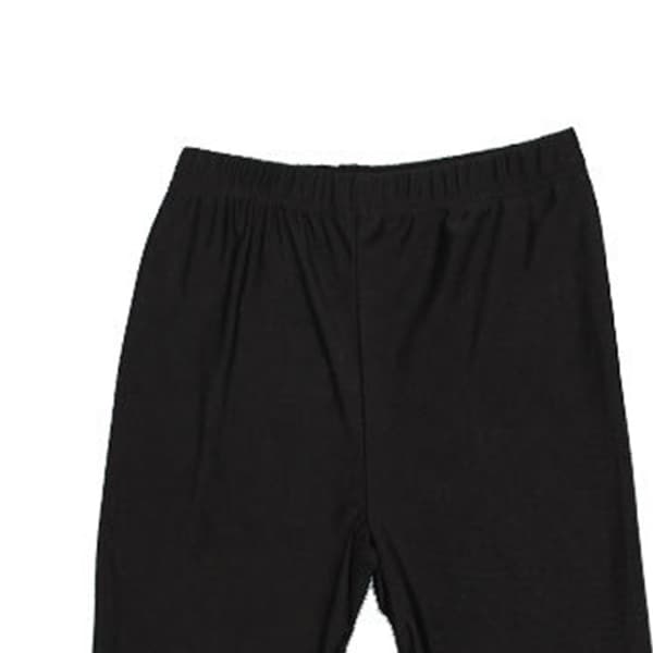 Børne Dansebukser Sort Elastisk Åndbar Atletisk Leggings til Drenge Piger Størrelse 160 95