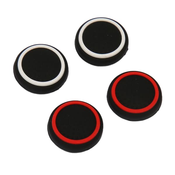 4 stk. Bløde silikone tommelfingergreb, skridsikre erstatnings joystick tommelfingerpinde til Steam ROG-konsoller