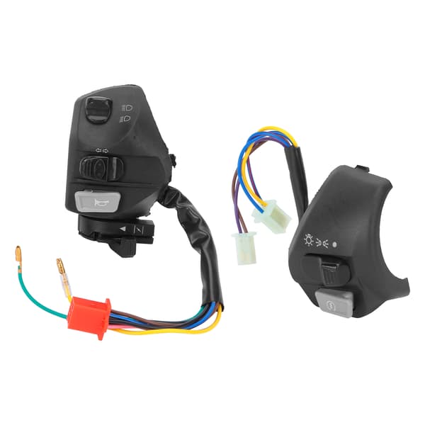2 STK 22mm Motorsykkel ATV Universal Styre Bryter Frontlys Kontrollknapp