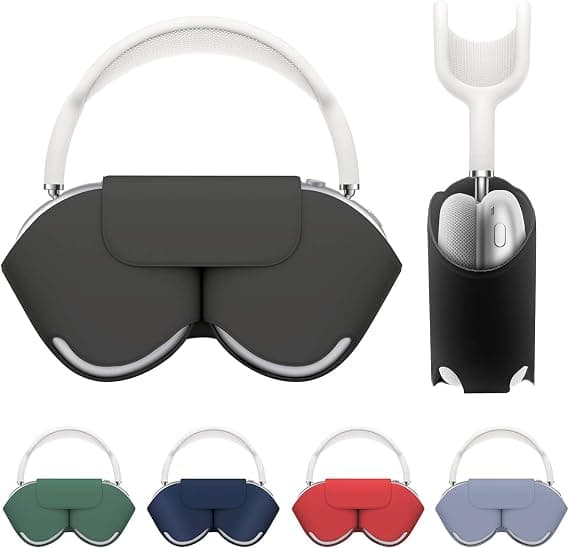 (Svart) Airpods Max-deksel, automatisk dvalefunksjon, beskyttende hodebånd