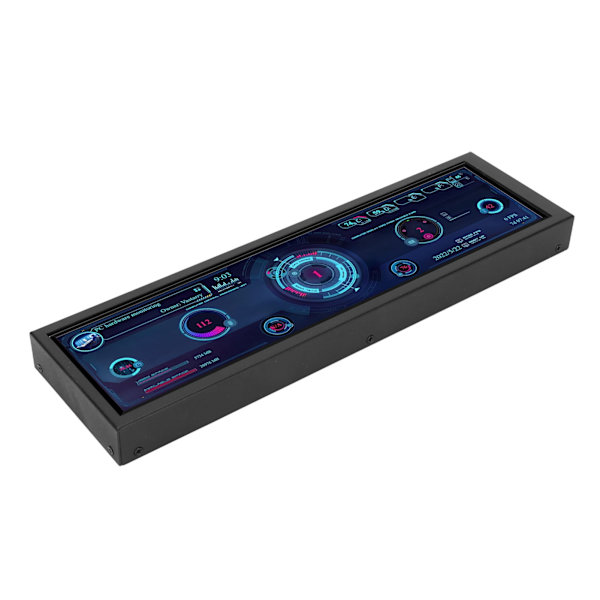 8,8-tums PC Temp Monitor 1920x480 60Hz AIDA64 Sensor Panel Display CPU GPU SSD Temperaturdatamonitor för Windows Linux