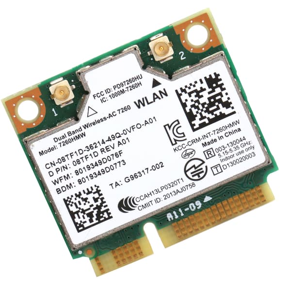 Intel 7260 AC Dell 7260HMW Mini PCIE Trådløst Wifi-kort Dual Band Bluetooth 4.0 Netværksmodul