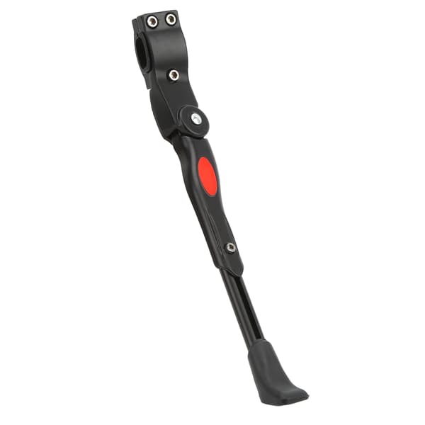 Justerbart cykelstöd i aluminiumlegering, sidostöd, stabil säkerhet, svart