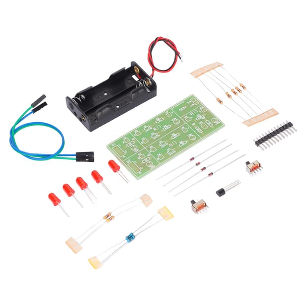 Diskret Komponent Grindkrets Kit Analog Krets Slitstark ABS DIY Elektronik Kit för Experimentell Träning