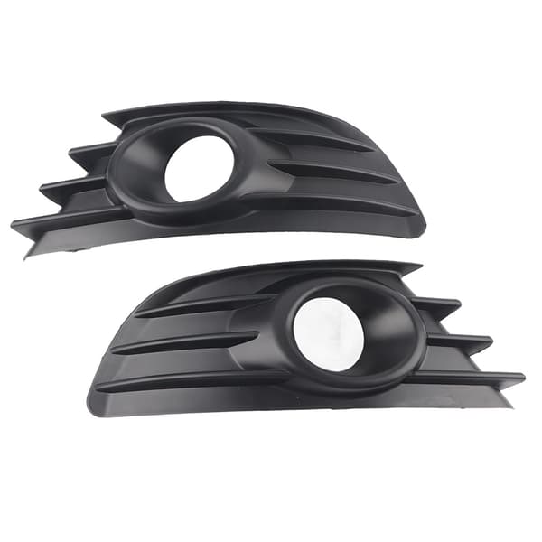 Par med tåkelysgrill foran, svart farge, passer til Citroen C4 2004-2008