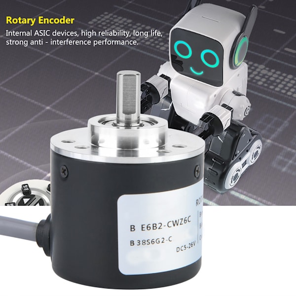 E6B2 CWZ6C Inkrementel Roterende Encoder 38 mm Diameter 2500P R Generelt Formål