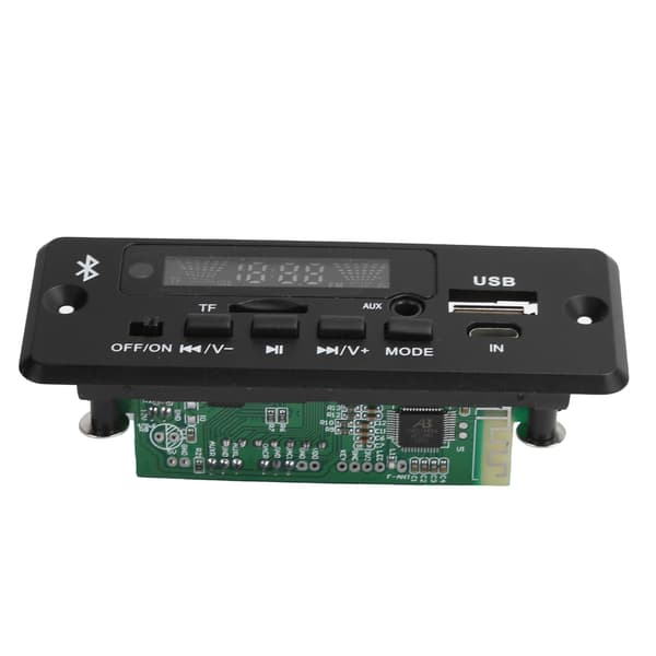 02CABT Universelt WAV-dekodningsmodul MP3-dekoderkort med Bluetooth-opkald Sort