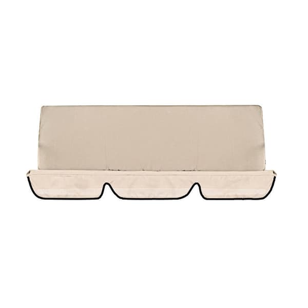 Beige Utesvängsitsöverdrag med Solskydd