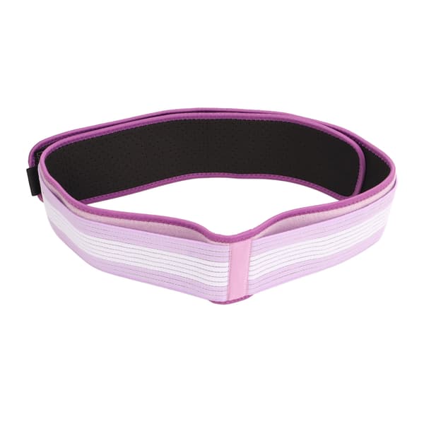 Justerbart Ischiasbälte Bäckenstabilisering Smärtlindring Sacroiliac SI Led Höftstöd 140cm Lila