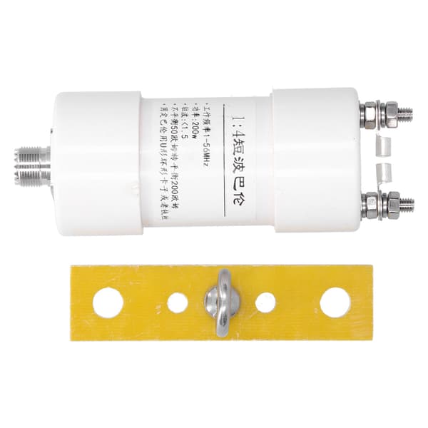 1:4 Balun egnet 1-56MHz for Winton kortbølgeantenne 200W 50Ω til 200Ω Elektronikkutskifting