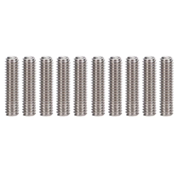 50 stk. A2-70 rustfritt stål skruer M2.5x10 Settskrue Sortiment Maskinvare Festemidler Kit