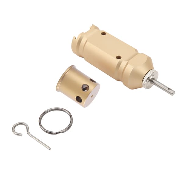 Perimeter Trip Alarm Aluminiumlegering Trip Wire Tidlig Advarsel Sikkerhedssystem til Camping Ejendomssikkerhed Gul