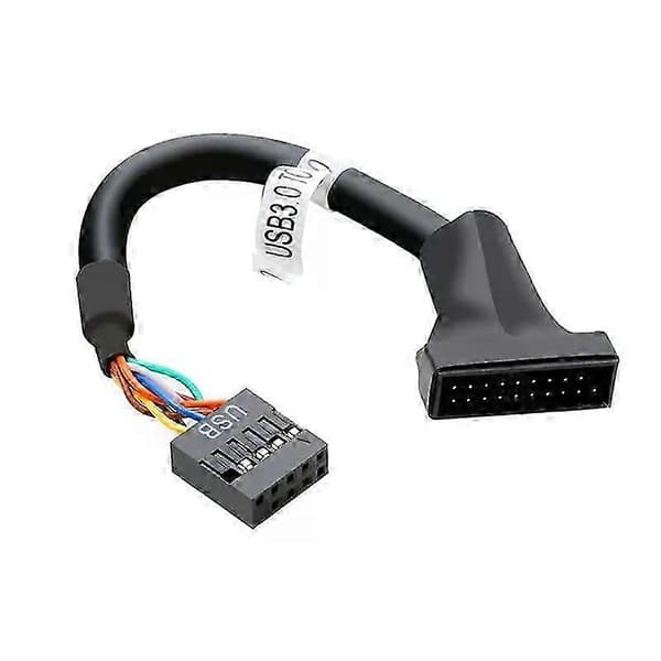 1 stk USB 2.0 Bundkort IDC 9-ben hun til USB 3.0 19/20 ben han Adapter bundkort USB 3.0 20 ben Header til USB 2.0 9-ben Kabel