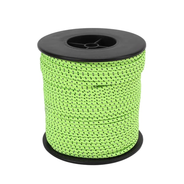 Fluorescerande Reflekterande Campingrep för Utomhusvandring Tält 50m 164ft