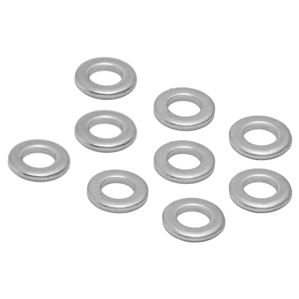 120 st Rostfritt Stål Platt Bricka 4mm ID 7mm OD Underhåll Tillbehör Set Kit