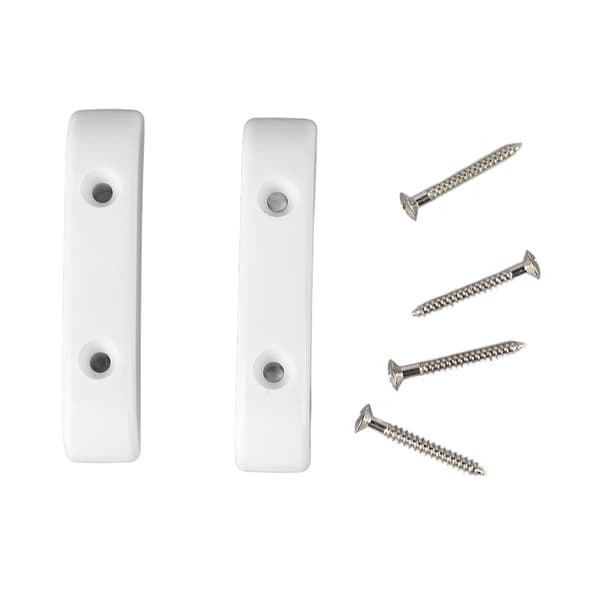 2 st bas tumstöd plast halkfri lättvikt jazzbasgitarr tumfingerstöd GM02 vit