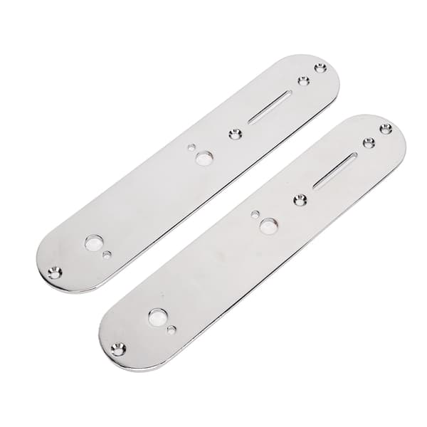 2 stk. elguitar kontrolplade 7 mm metaltilbehør til udskiftning