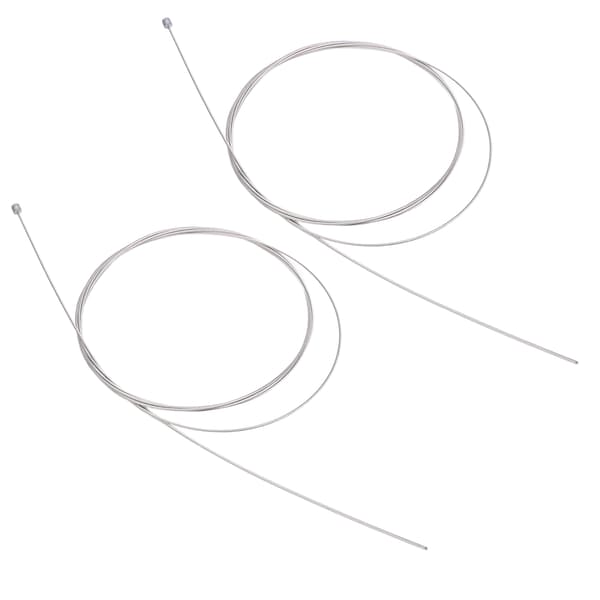 2 STK Foldbar Cykel Skifter Bremsekabel Indre Kerne Rustfrit Stål 21m Lang
