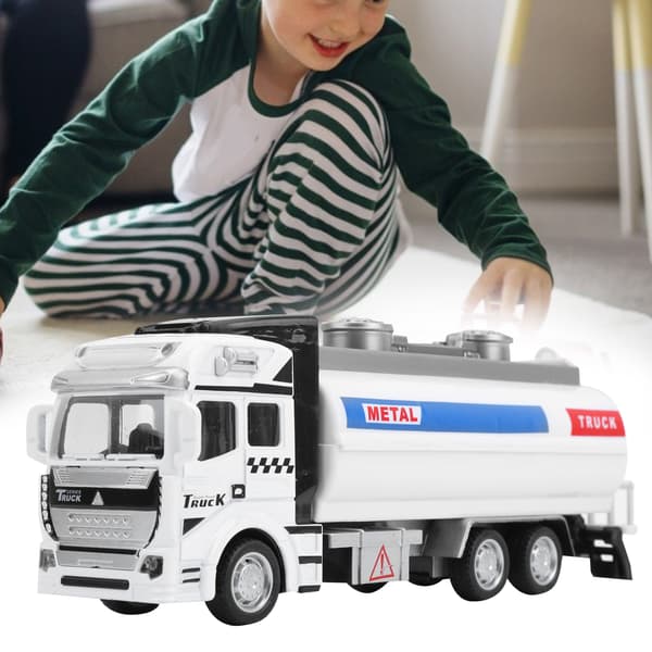 1:48 Vandingsvogn Lastbil Tankvogn Sprinkler Model Træk Tilbage Børns Køretøj Legetøjsmodel (Blå)