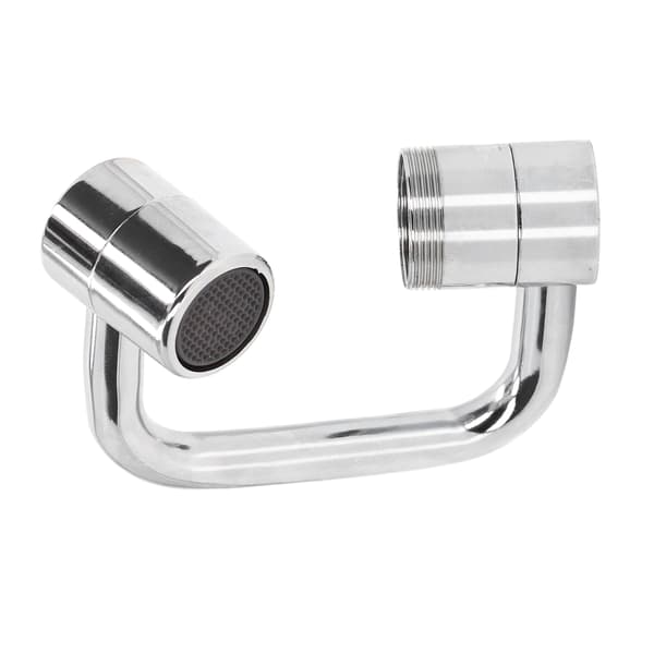 Haneforlænger Kobber Rustfrit Stål ABS 1080 Grader 22mm Indvendig Diameter Roterbar Haneadapter