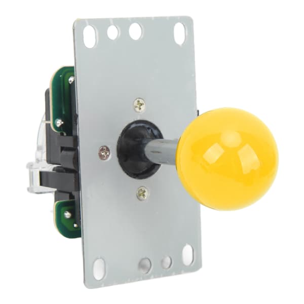 DIY USB Arcade -peliohjaimen joystick ohjaussirulla, keltainen