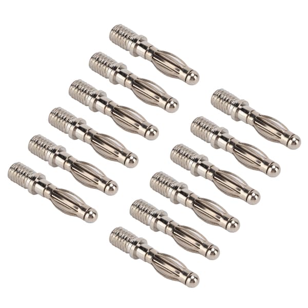 100 STK 21.180mm 4mm Bananstik Kobber M5 Hanstik til Elektronisk Test