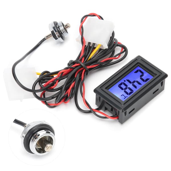 WDXS DT Digitalt Display Vandkøling Termometer Computer Temperaturmåler 5V til 24V