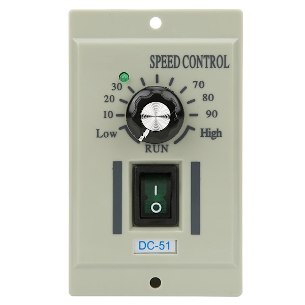 Mini Permanent Magnetisk DC Motor Hastighedsregulator DC-51 110V Input 0-90V DC Output
