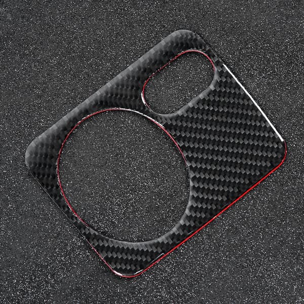 Carbon Fiber Forlygtekontakt Panel Ramme Cover Trim Bil Interiør Dekoration