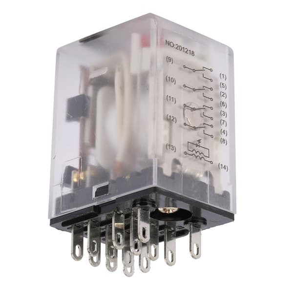 BEMM4C 14-benet 5A Mini Power Mellemrelæ Elektromagnetisk Relæ (24VAC)