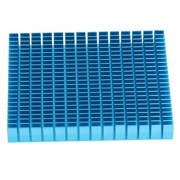 Køleplade Aluminium Køler Køleplade Radiator 150x120x20mm til CPU Forstærker PCB Sort