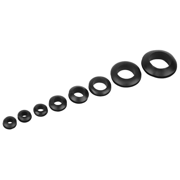 200 stk. sorte 3/16\" 1/8\" 1/4\" 5/16\" 3/8\" 1/2\" 5/8\" 3/4\" gummitætningsring sæt